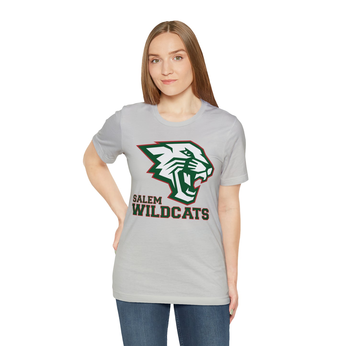 Salem Wildcats Jersey Short Sleeve Tee - Green Print