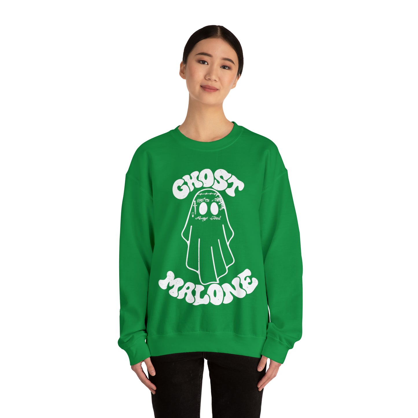 Ghost Malone Halloween Heavy Blend™ Crewneck Sweatshirt