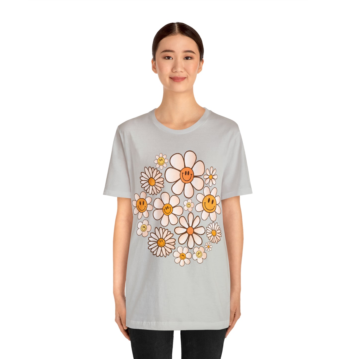 Distressed Smiling Daisies T-Shirt