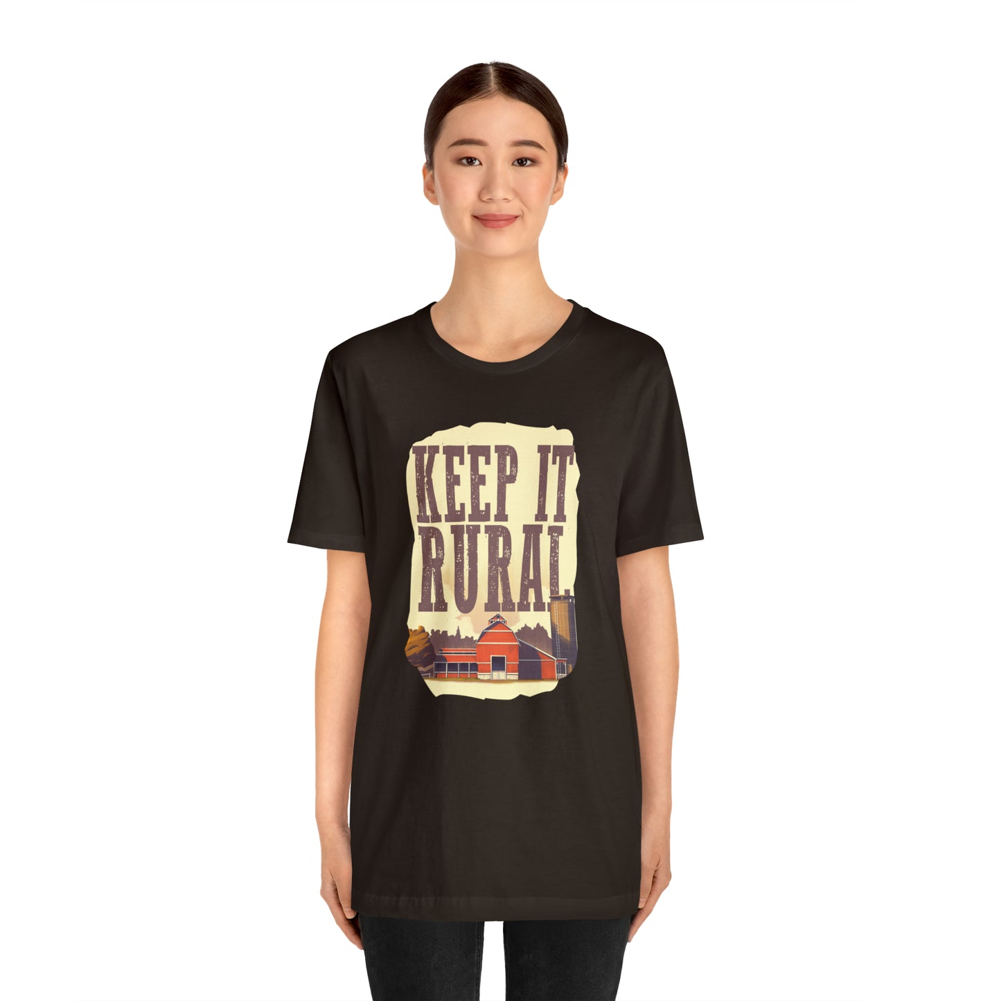 "Keep It Rural" Unisex Jersey Short Sleeve Tee