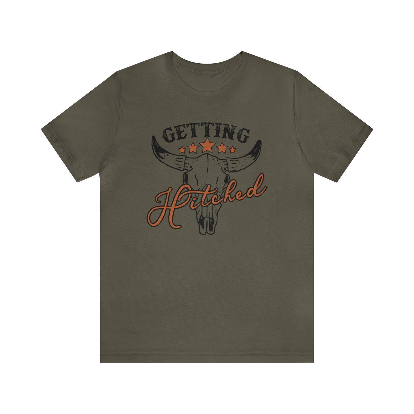 Vintage Getting Hitched Bride T-Shirt