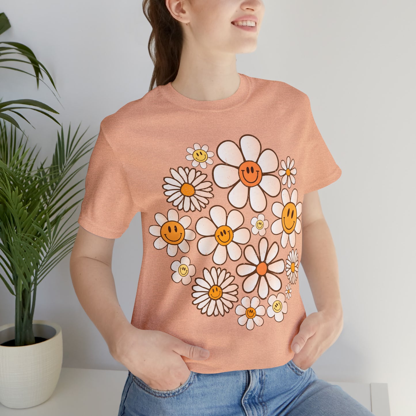 Distressed Smiling Daisies T-Shirt