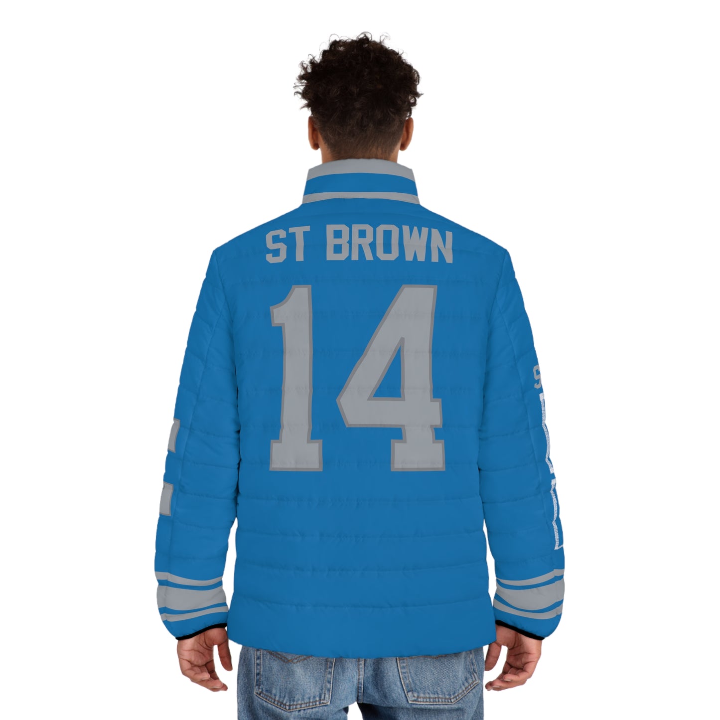 ST BROWN 14 Game Day Men's Puffer Coat/ Jacket