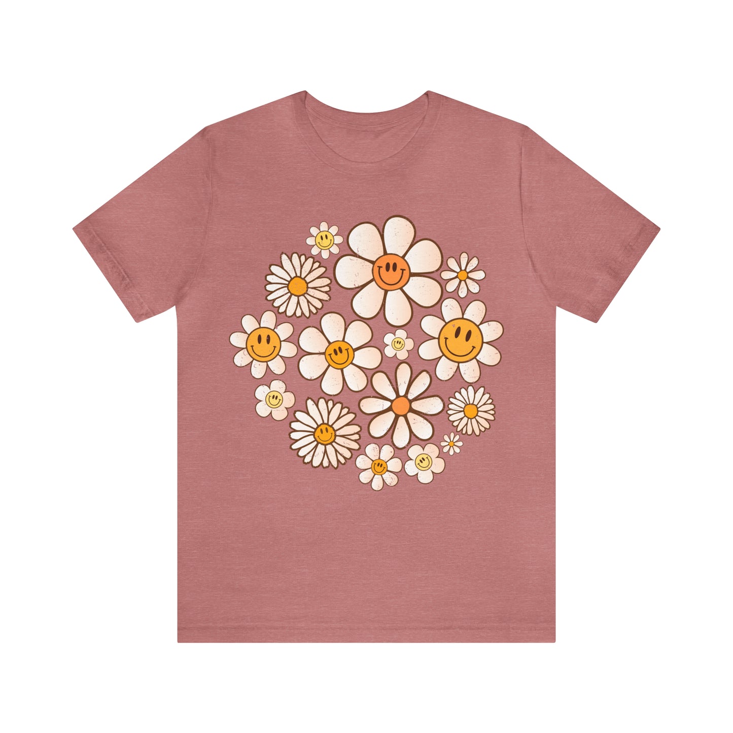 Distressed Smiling Daisies T-Shirt