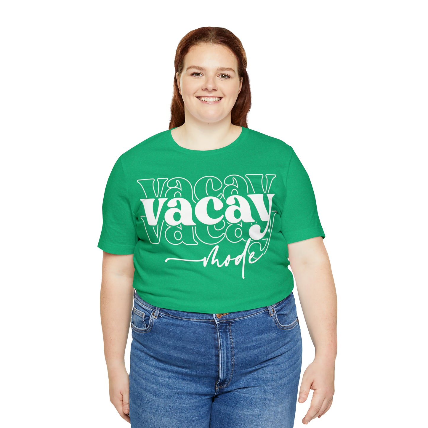 "Vacay Mode" Unisex Jersey Short Sleeve Tee