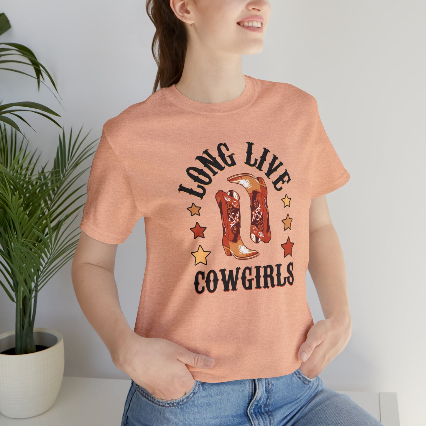 "Long Live Cowgirls" Unisex Jersey Short Sleeve Tee