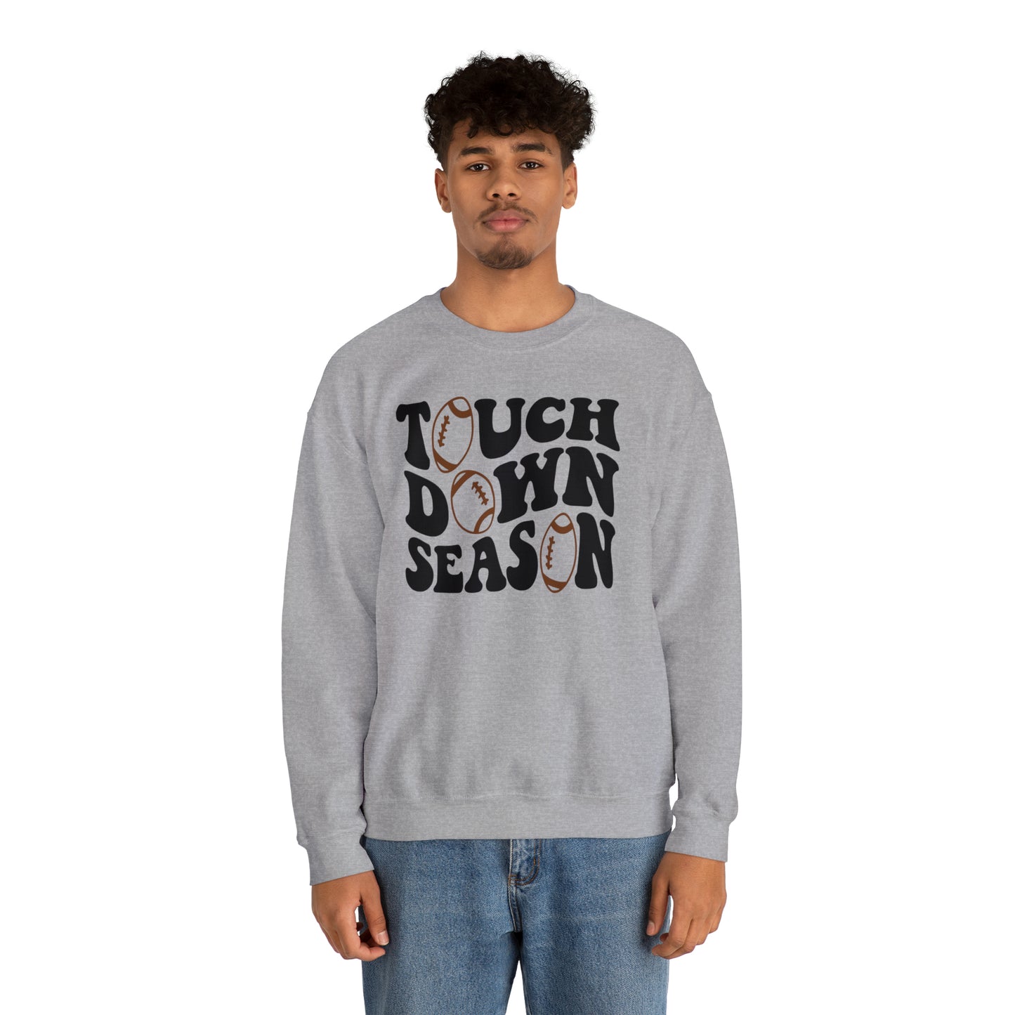 Touch Down Season Heavy Blend™ Crewneck Sweatshirt