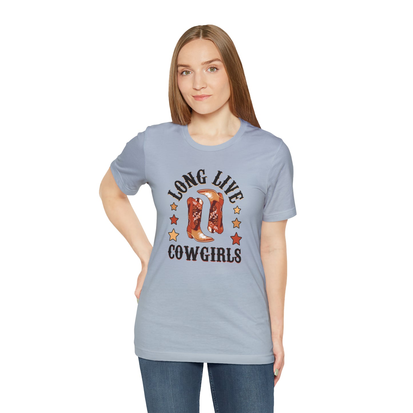 "Long Live Cowgirls" Unisex Jersey Short Sleeve Tee