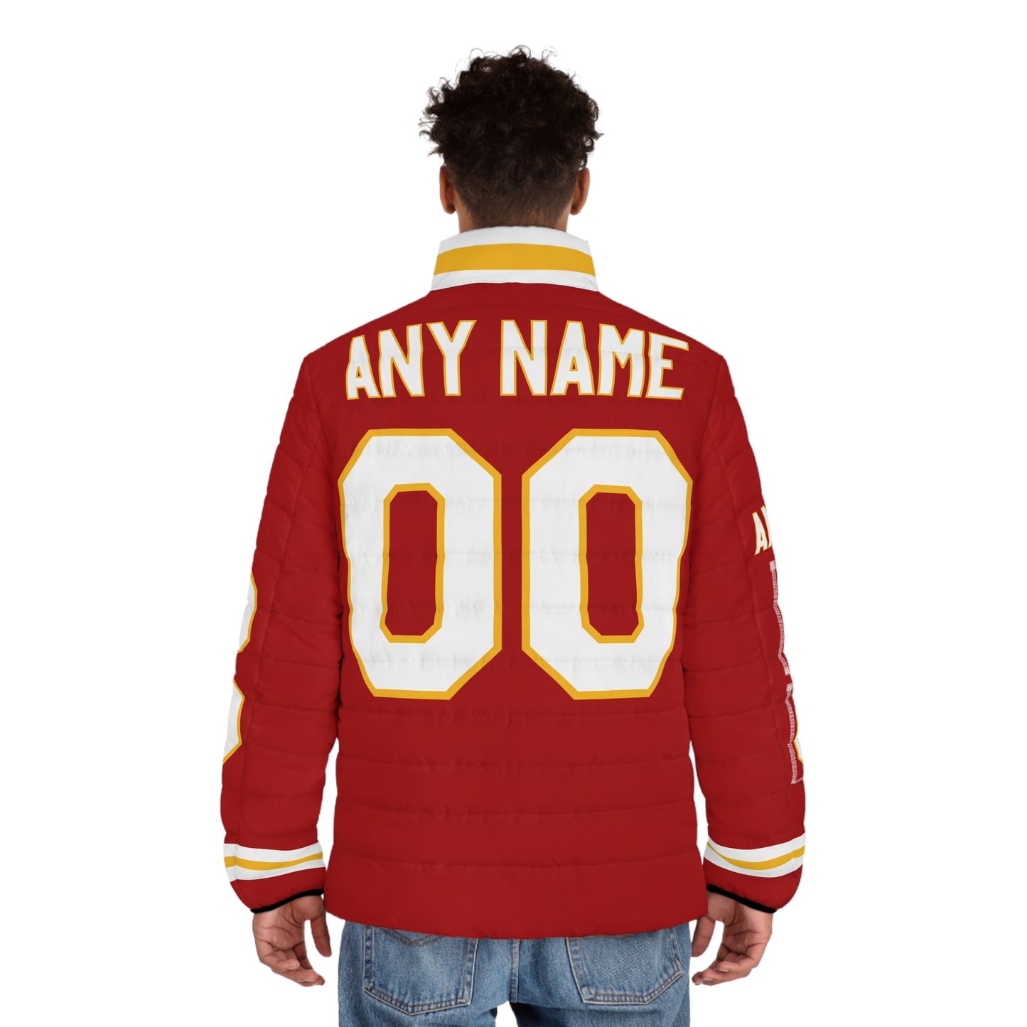 Any Name & Number Game Day Men's Puffer Coat/ Jacket