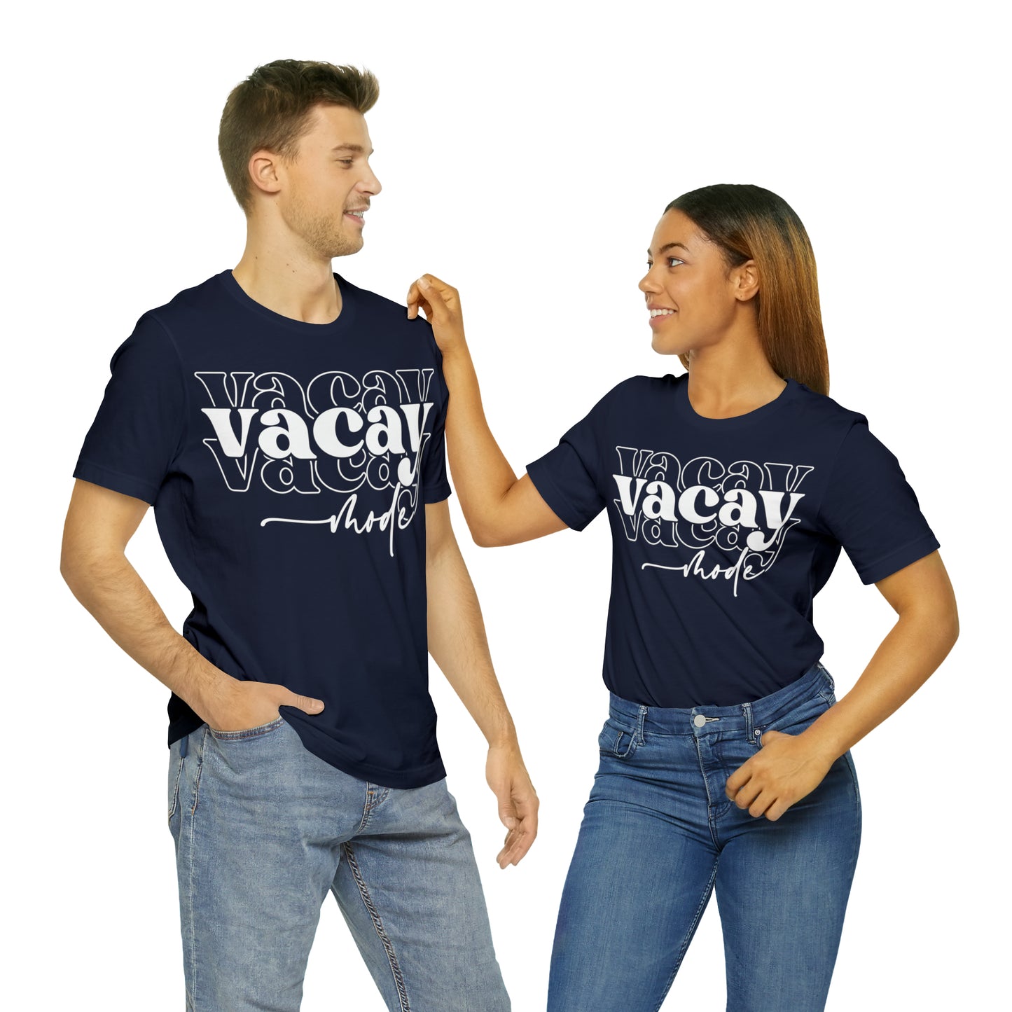 "Vacay Mode" Unisex Jersey Short Sleeve Tee