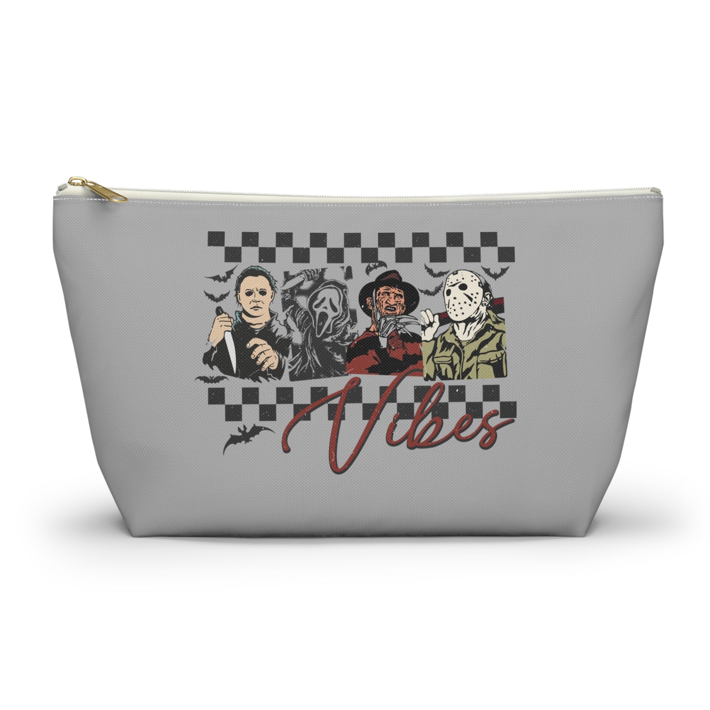 Halloween Horror Movie Vibes Accessory Pouch w T-bottom