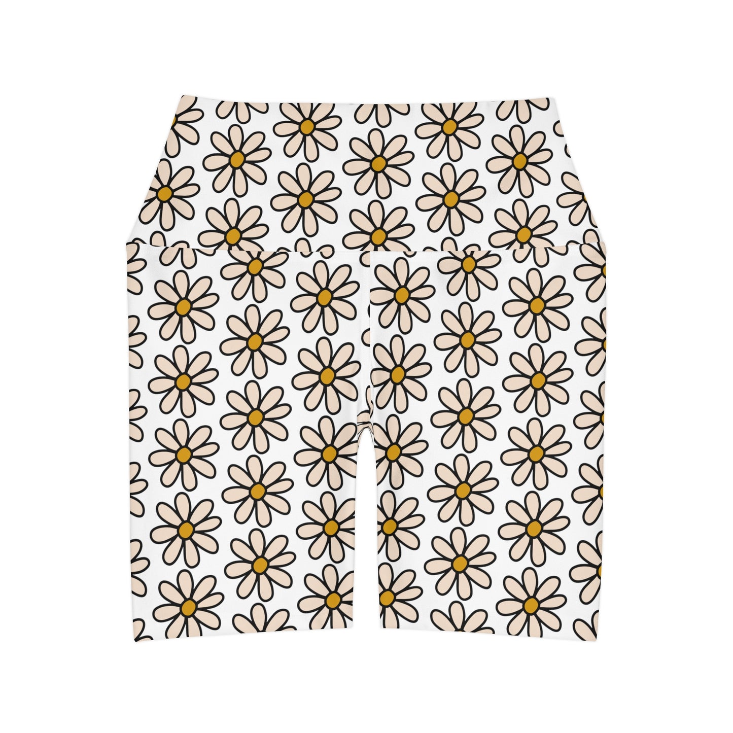 Peach Daisy Christian and Faith Yoga Shorts