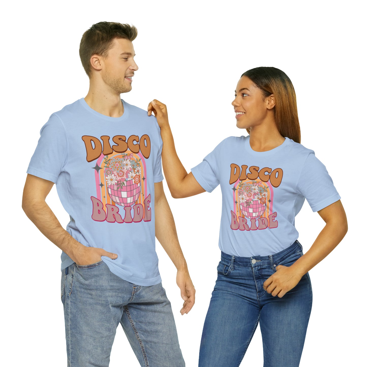 Retro Disco Bride Mirror Ball T-Shirt