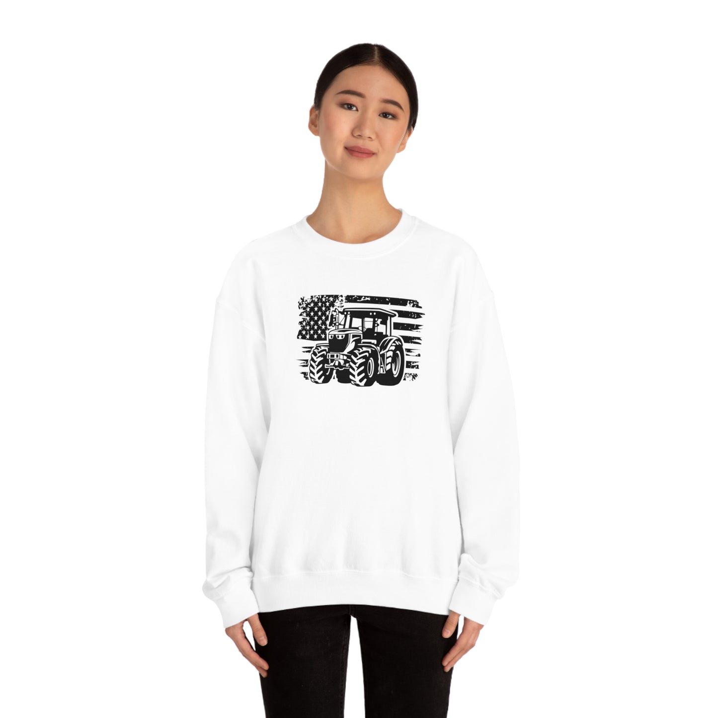 "American Tractor" - Unisex Heavy Blend™ Crewneck Sweatshirt