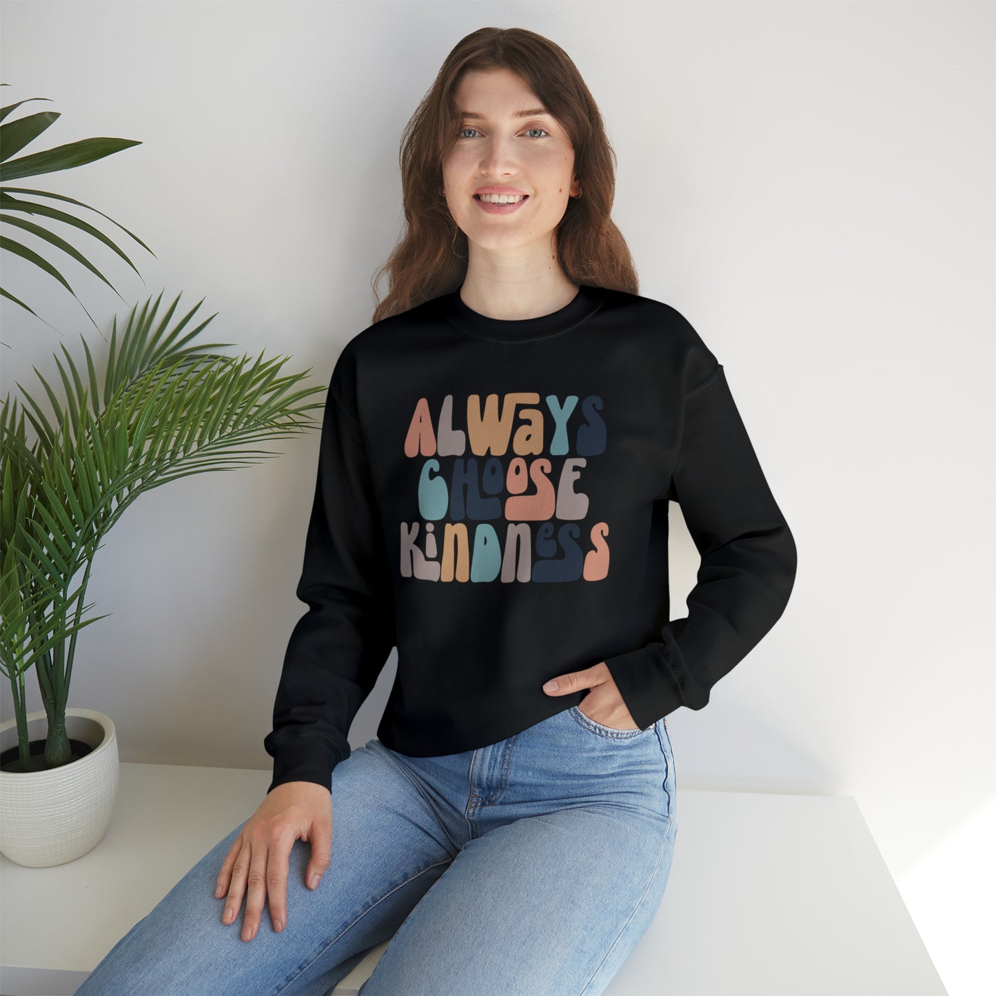 Always Choose Kindness Heavy Blend™ Crewneck Sweatshirt