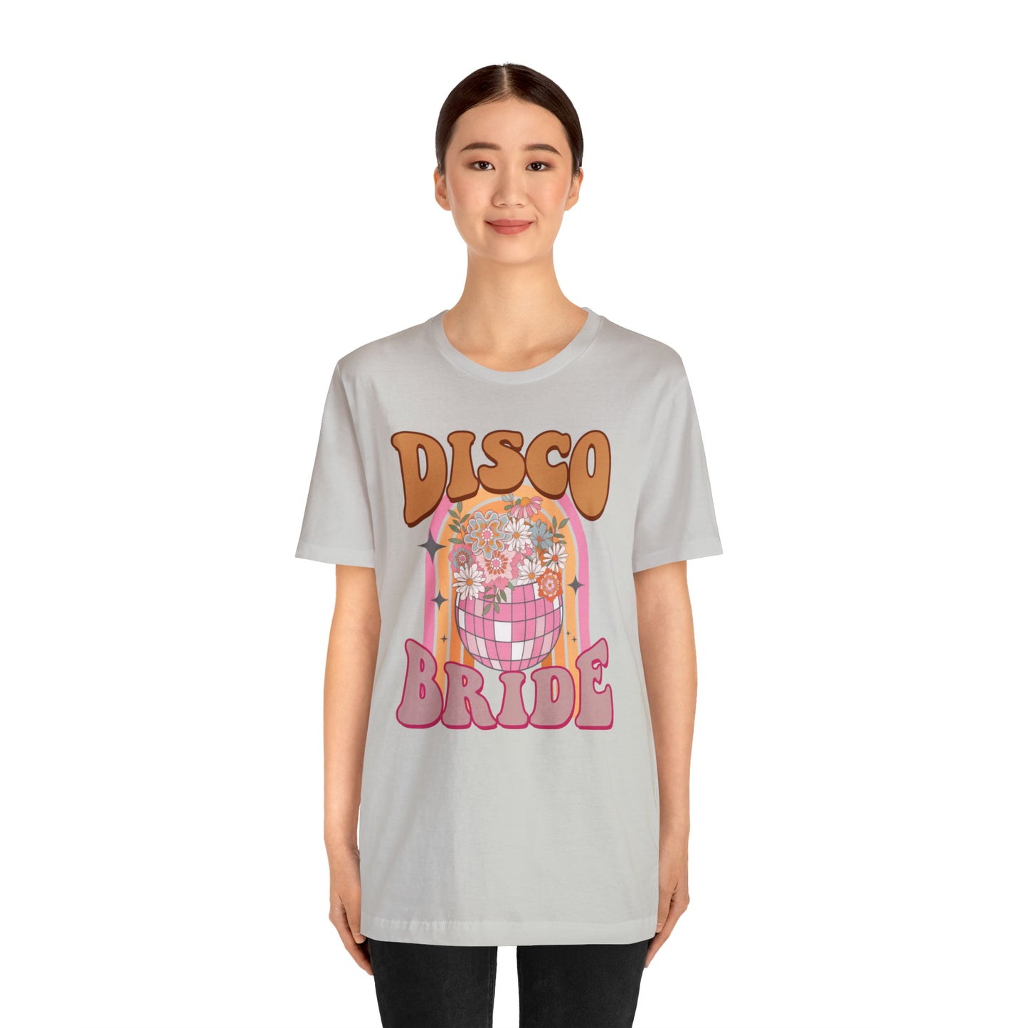 Retro Disco Bride Mirror Ball T-Shirt