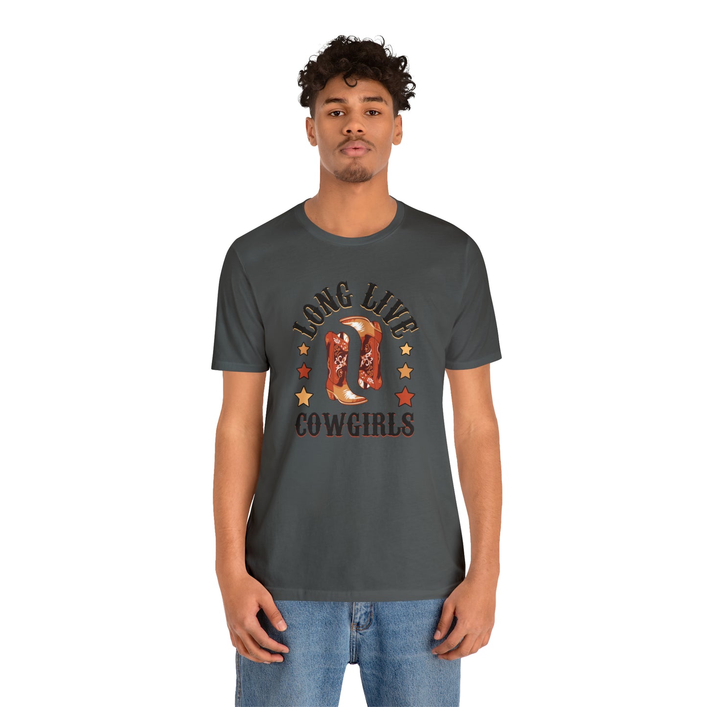 "Long Live Cowgirls" Unisex Jersey Short Sleeve Tee