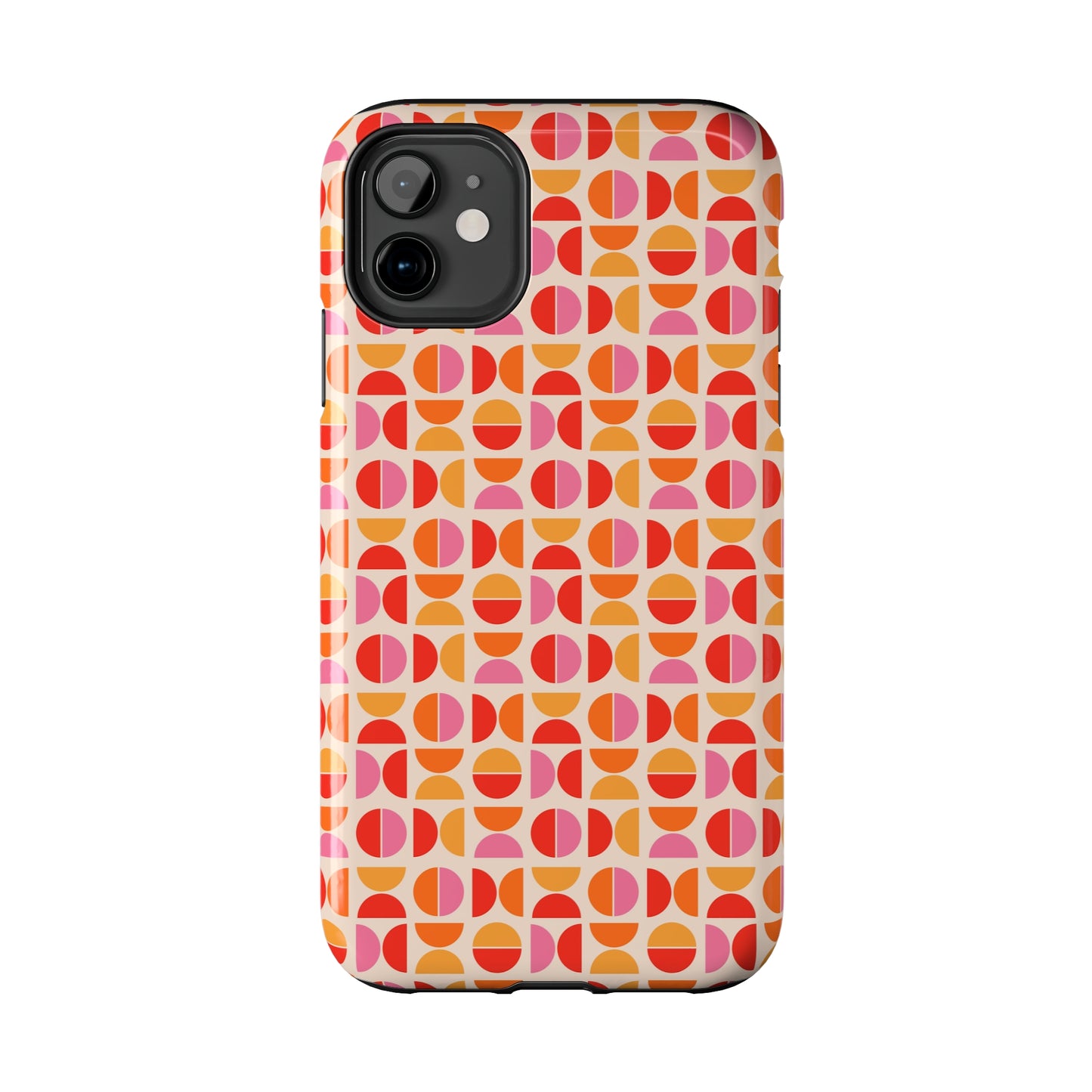 Retro Circle Tough Phone Cases