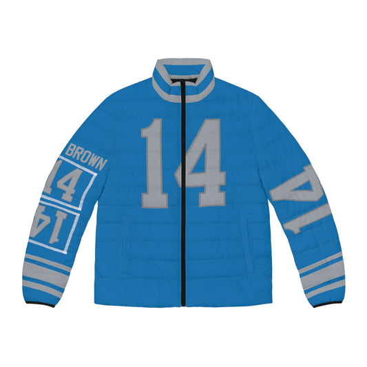 ST BROWN 14 Game Day Men's Puffer Coat/ Jacket