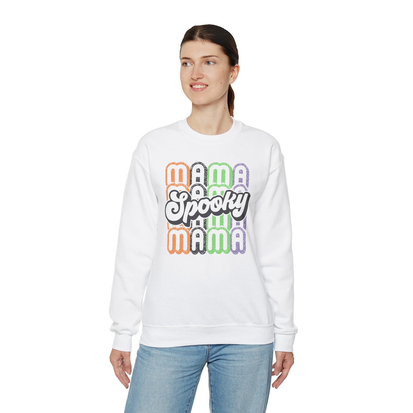 Spooky Mama Unisex Heavy Blend™ Crewneck Sweatshirt