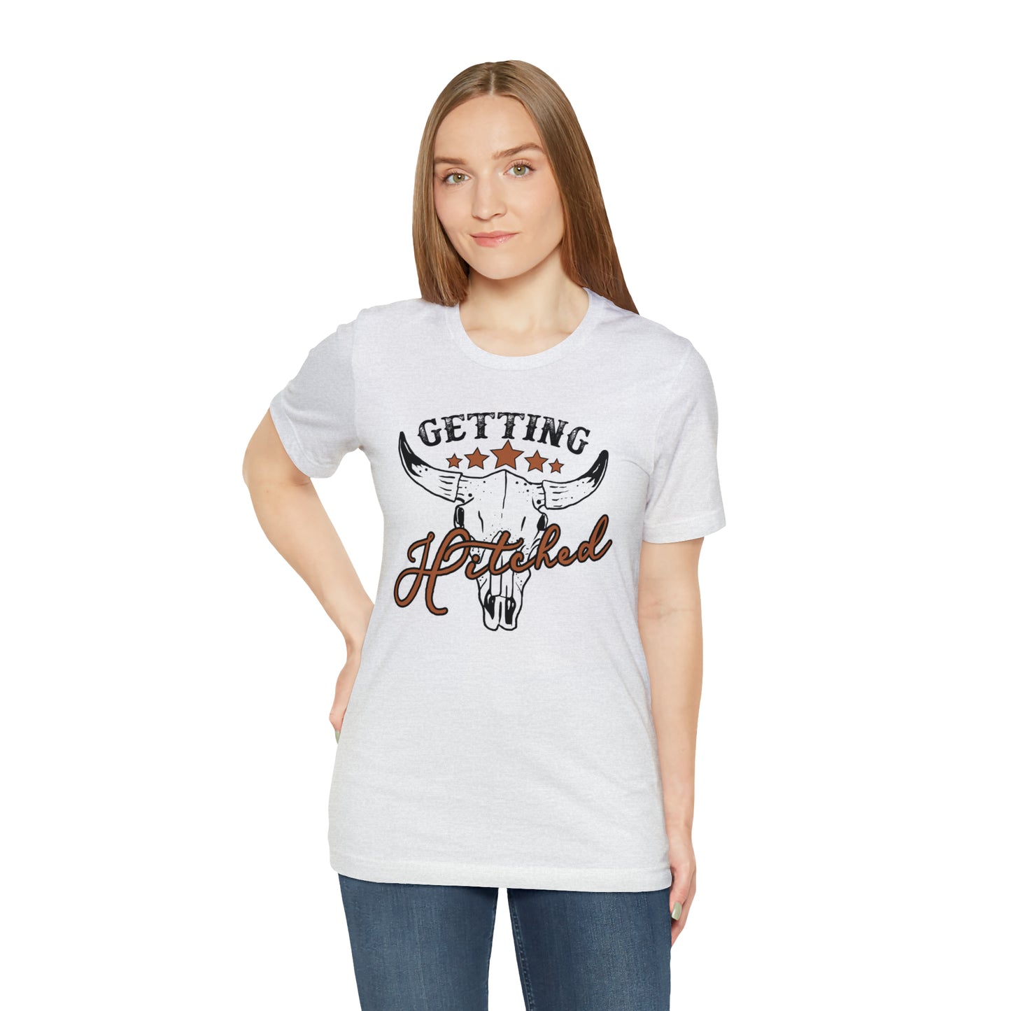 Vintage Getting Hitched Bride T-Shirt