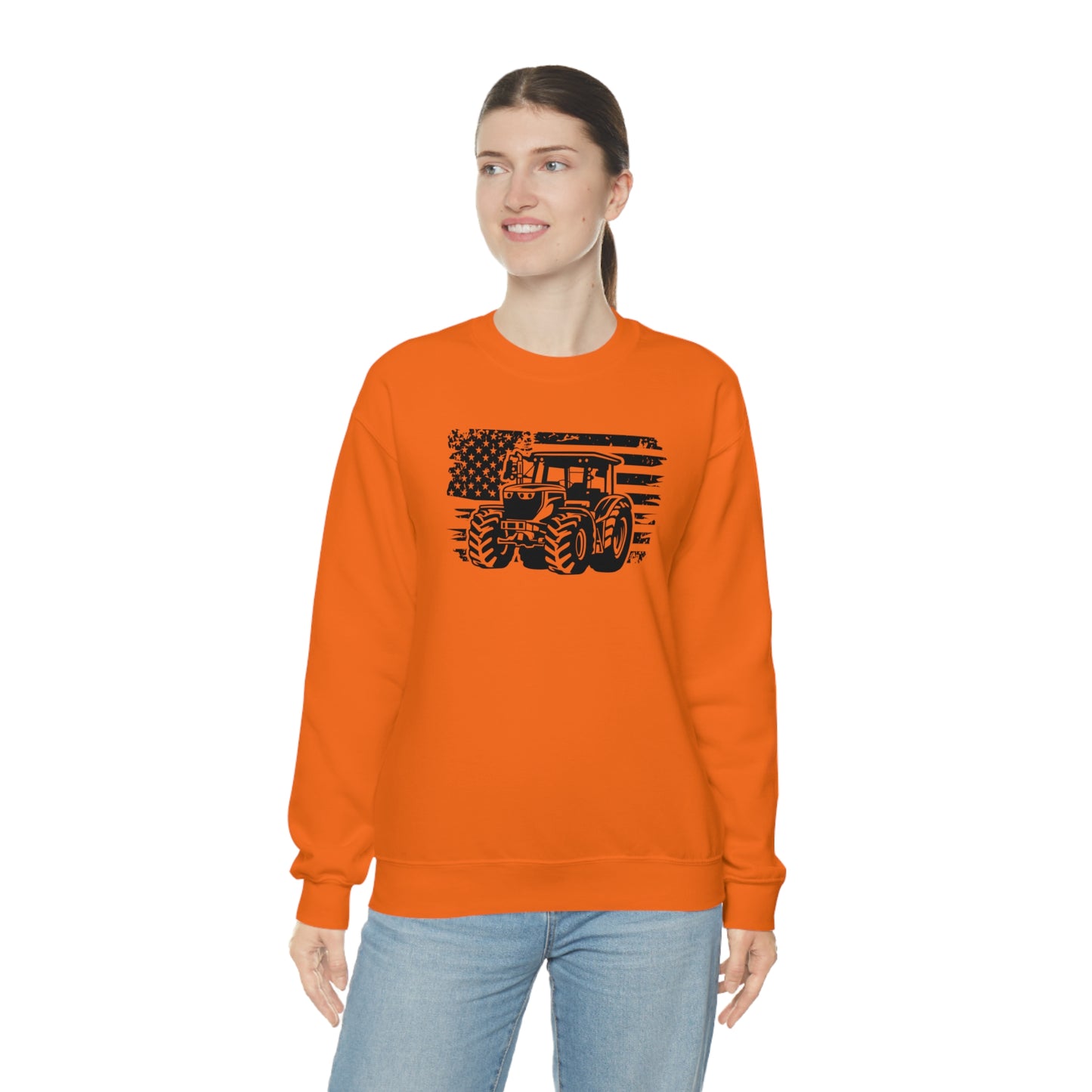 "American Tractor" - Unisex Heavy Blend™ Crewneck Sweatshirt