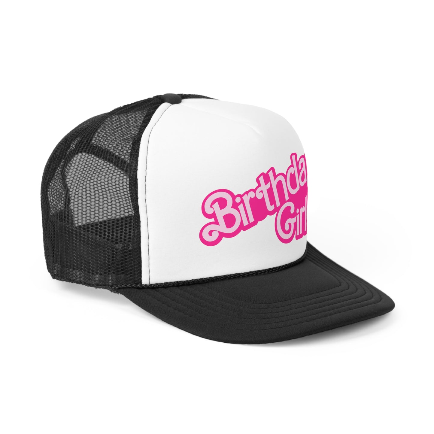 Barbie Birthday Girl Tall Trucker Caps