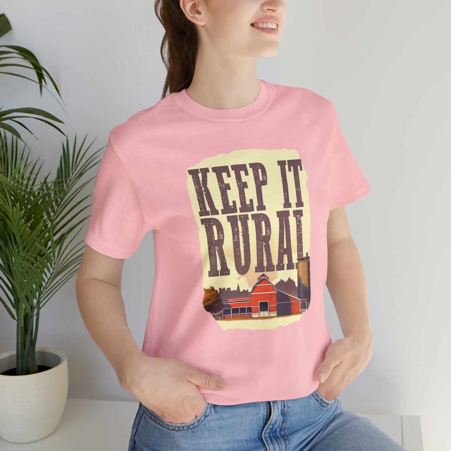 "Keep It Rural" Unisex Jersey Short Sleeve Tee