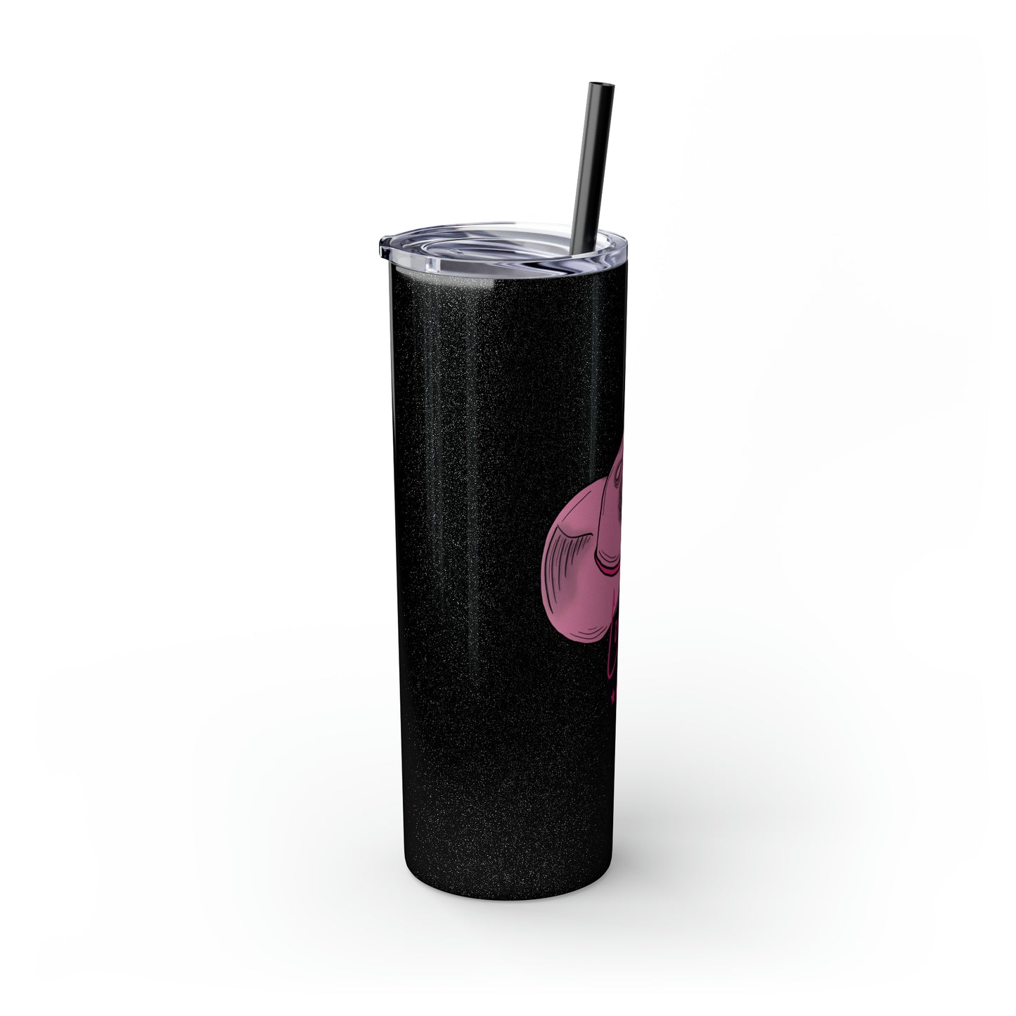 Living Like Dolly  Skinny Tumbler with Straw, 20oz