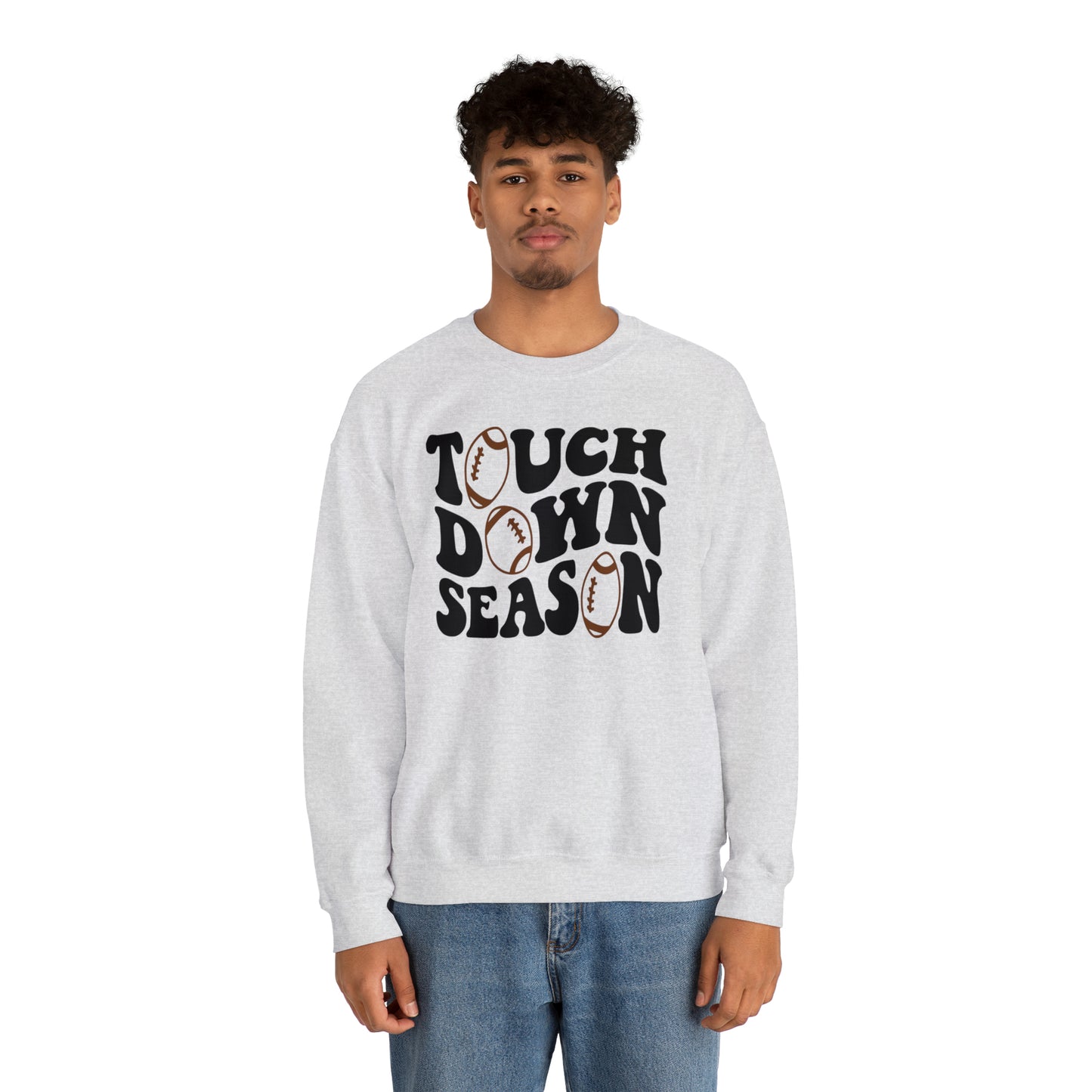 Touch Down Season Heavy Blend™ Crewneck Sweatshirt