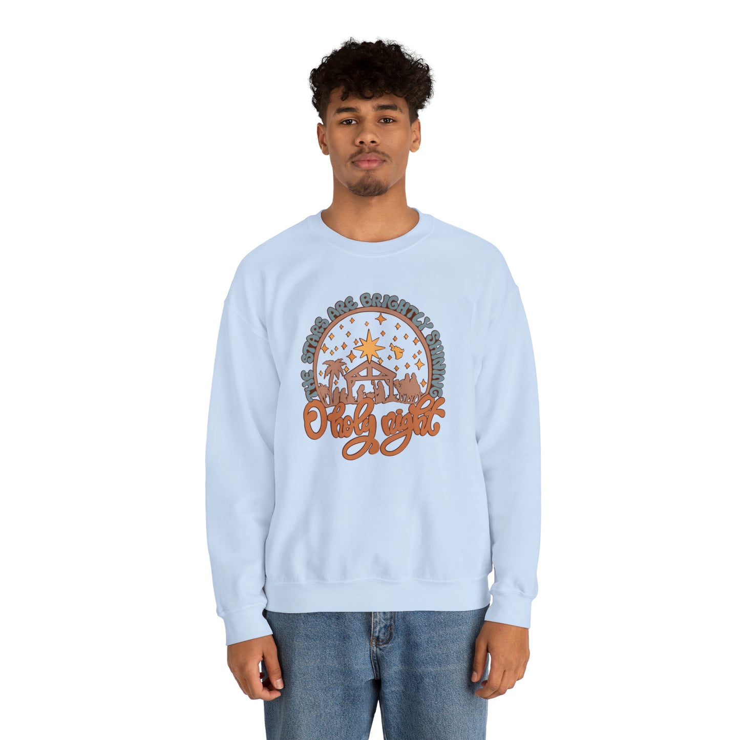 Oh Holy Night Heavyweight Crewneck Sweatshirt