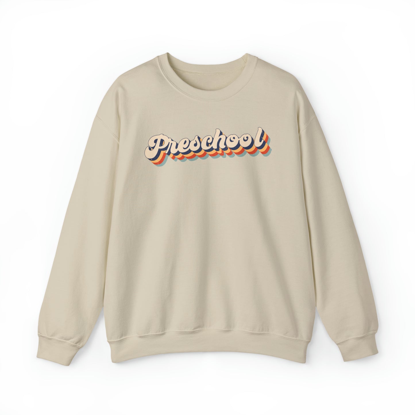 Retro Preschool Unisex Heavy Blend™ Crewneck Sweatshirt