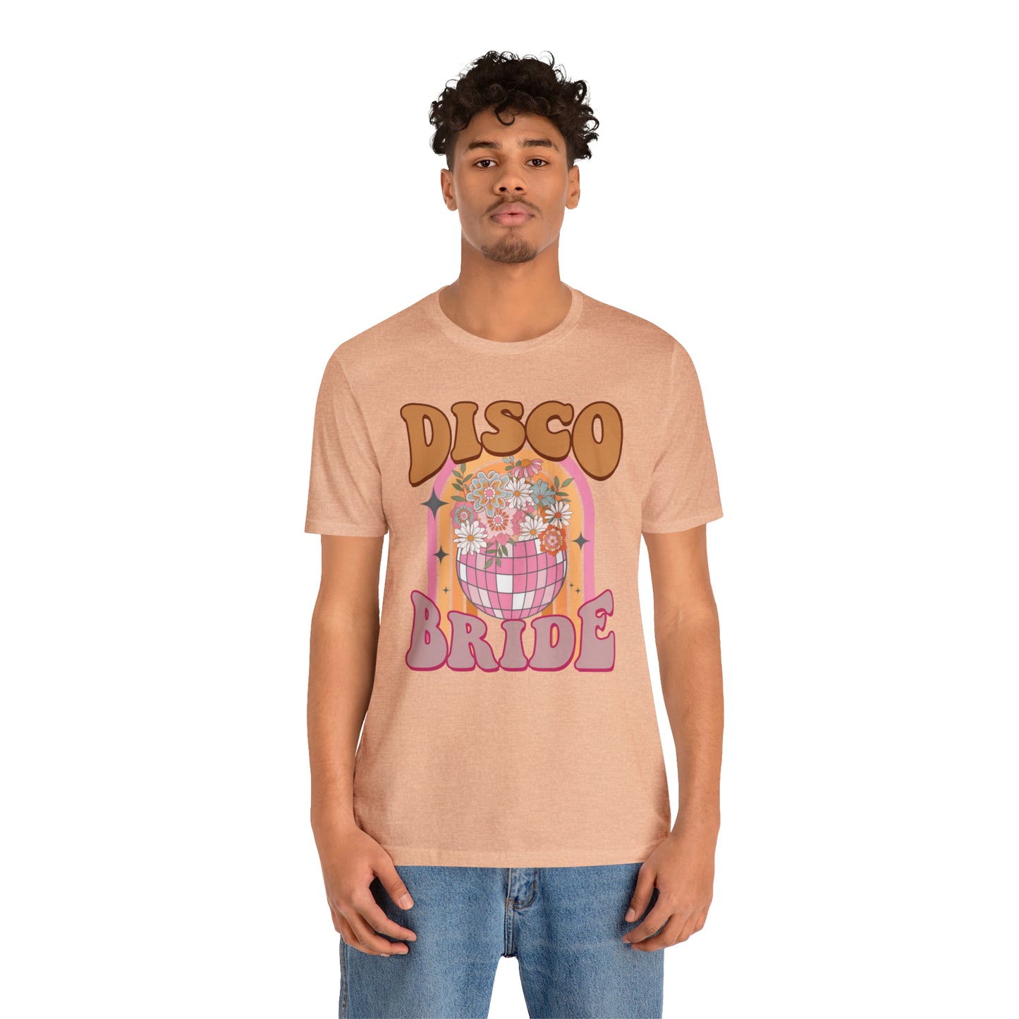 Retro Disco Bride Mirror Ball T-Shirt