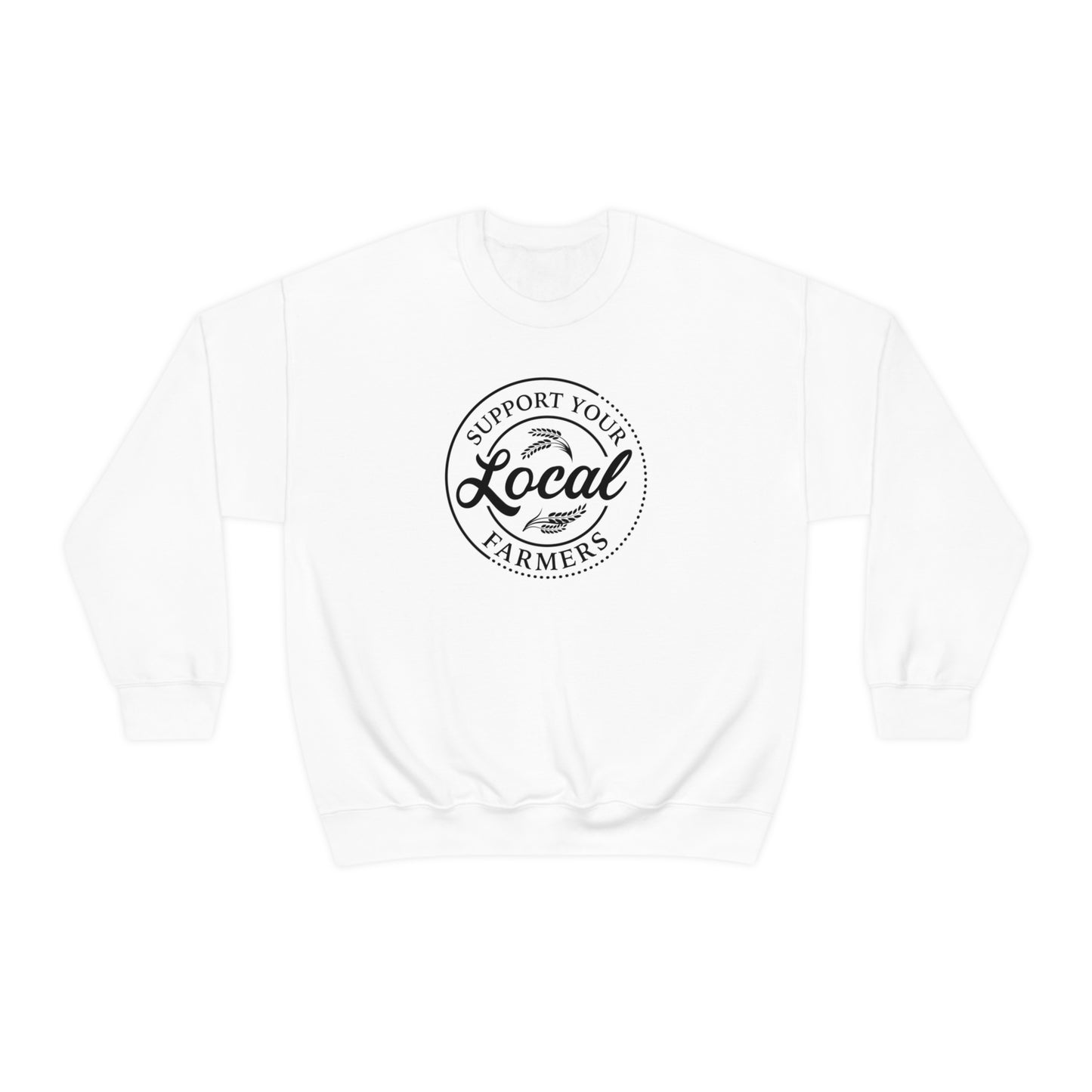 "Support Your Local Farmers" - Unisex Heavy Blend™ Crewneck Sweatshirt