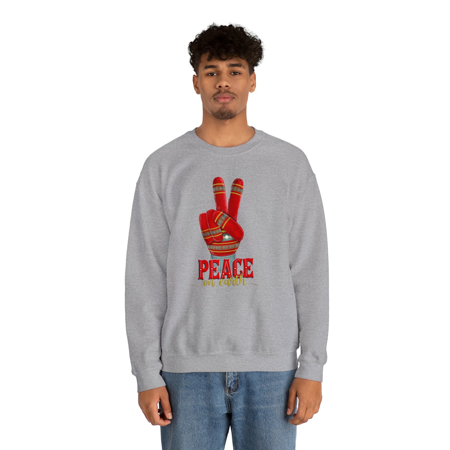 Peace on Earth Heavyweight Crewneck Sweatshirt