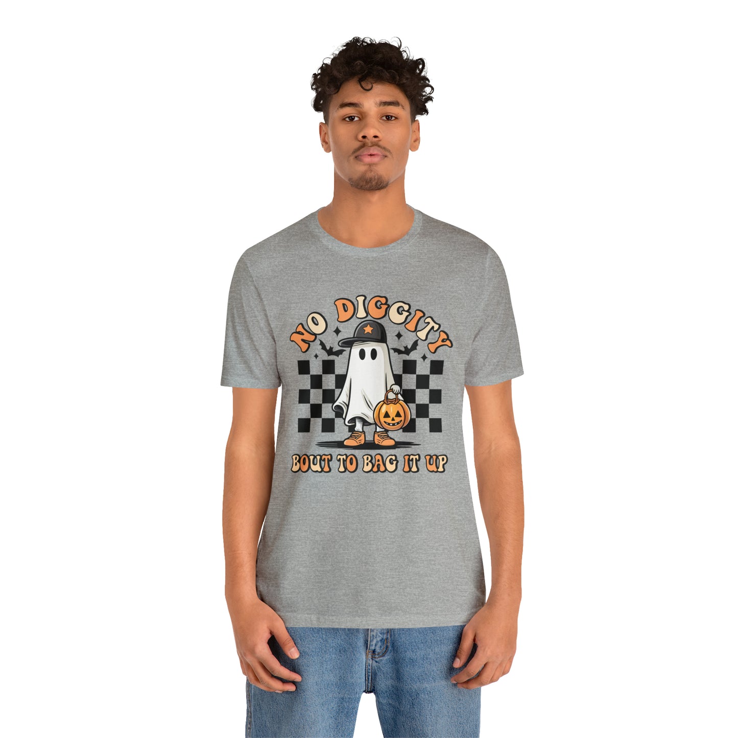 Halloween No Diggity Bout to Bag it Up T-Shirt