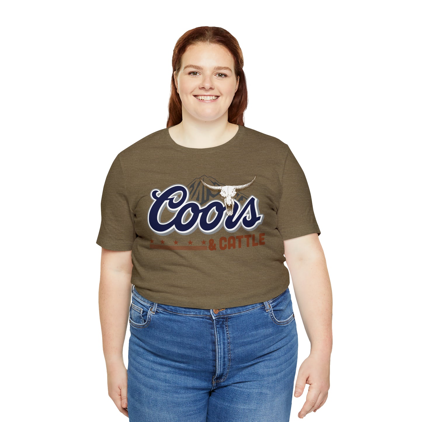 Beer and Cattle Unisex Jersey Short Sleeve Tee