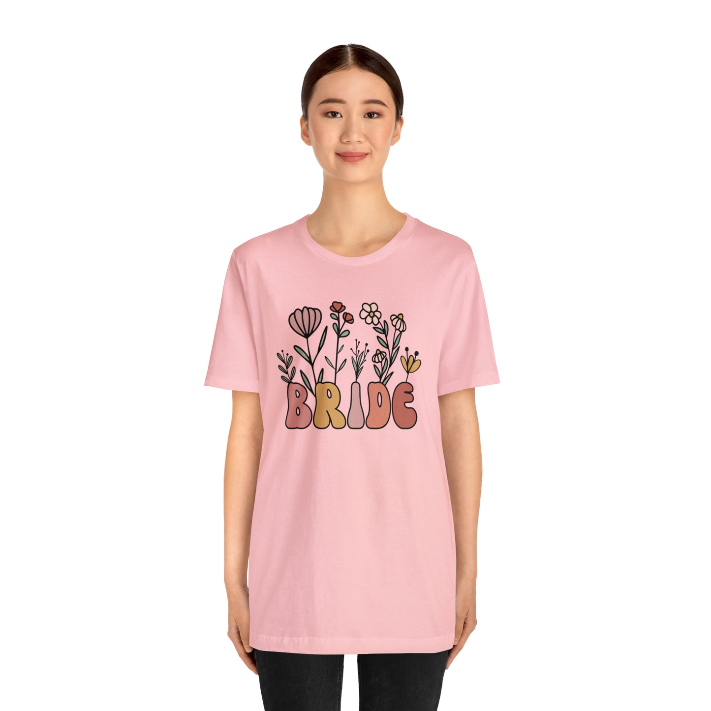 Boho Floral Bride T-Shirt