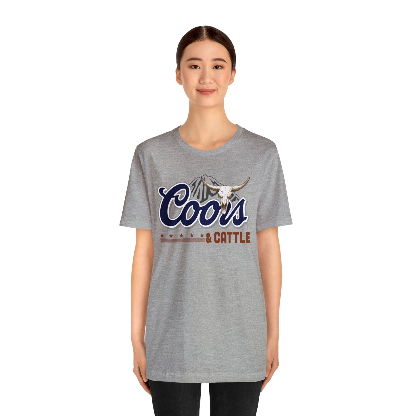 Beer and Cattle Unisex Jersey Short Sleeve Tee