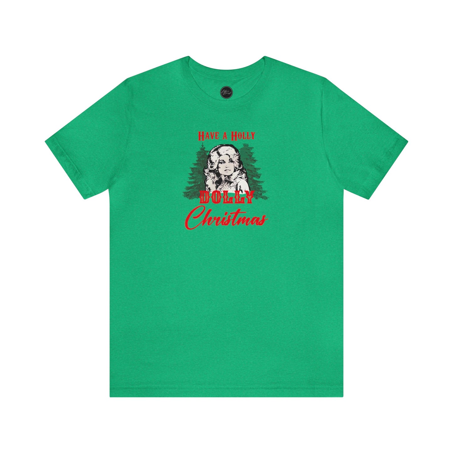 Have a Holly Dolly Christmas Bella Jersey Short Sleeve Tee (Unisex)