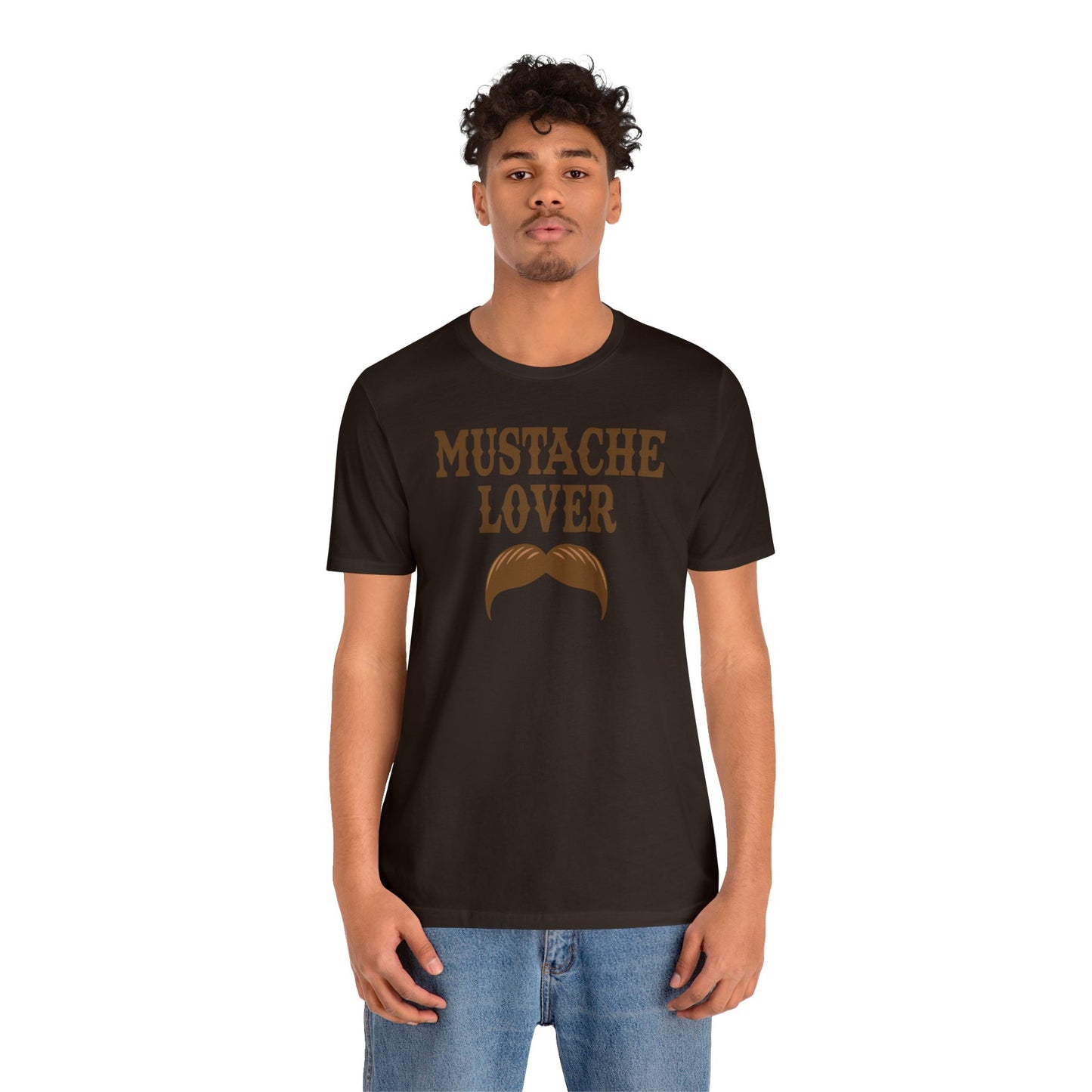 Mustache Lover Bella Jersey Short Sleeve Tee (Unisex)