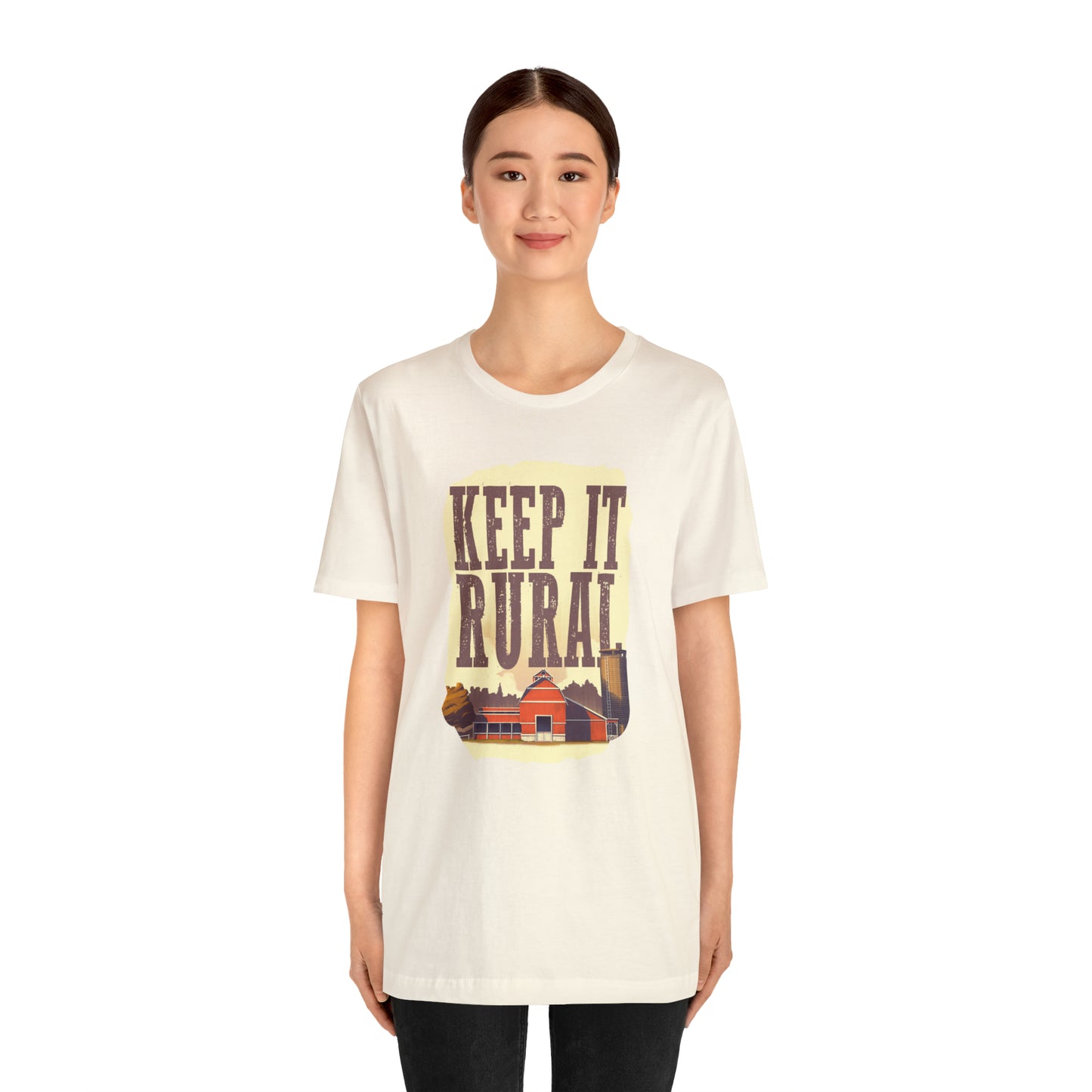 "Keep It Rural" Unisex Jersey Short Sleeve Tee