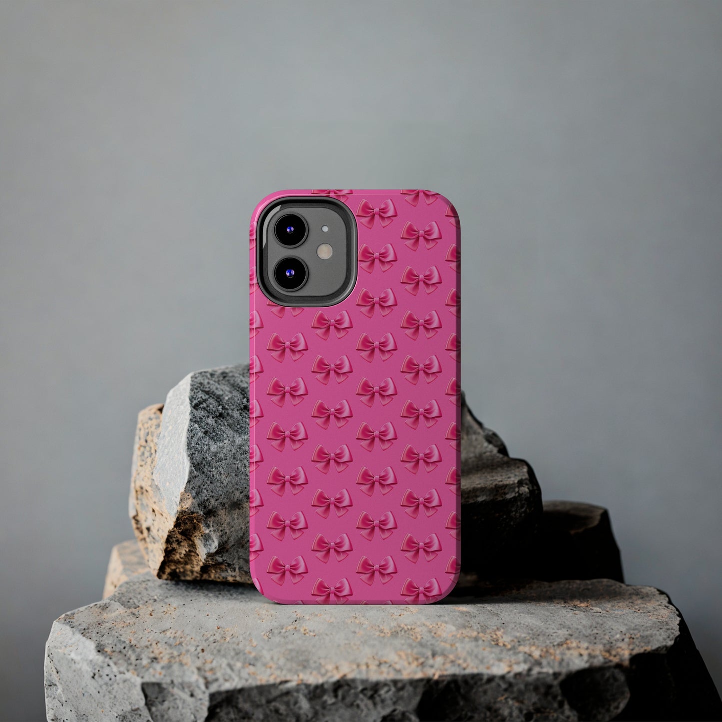 Barbie Pink Bows Themed Tough Phone Cases