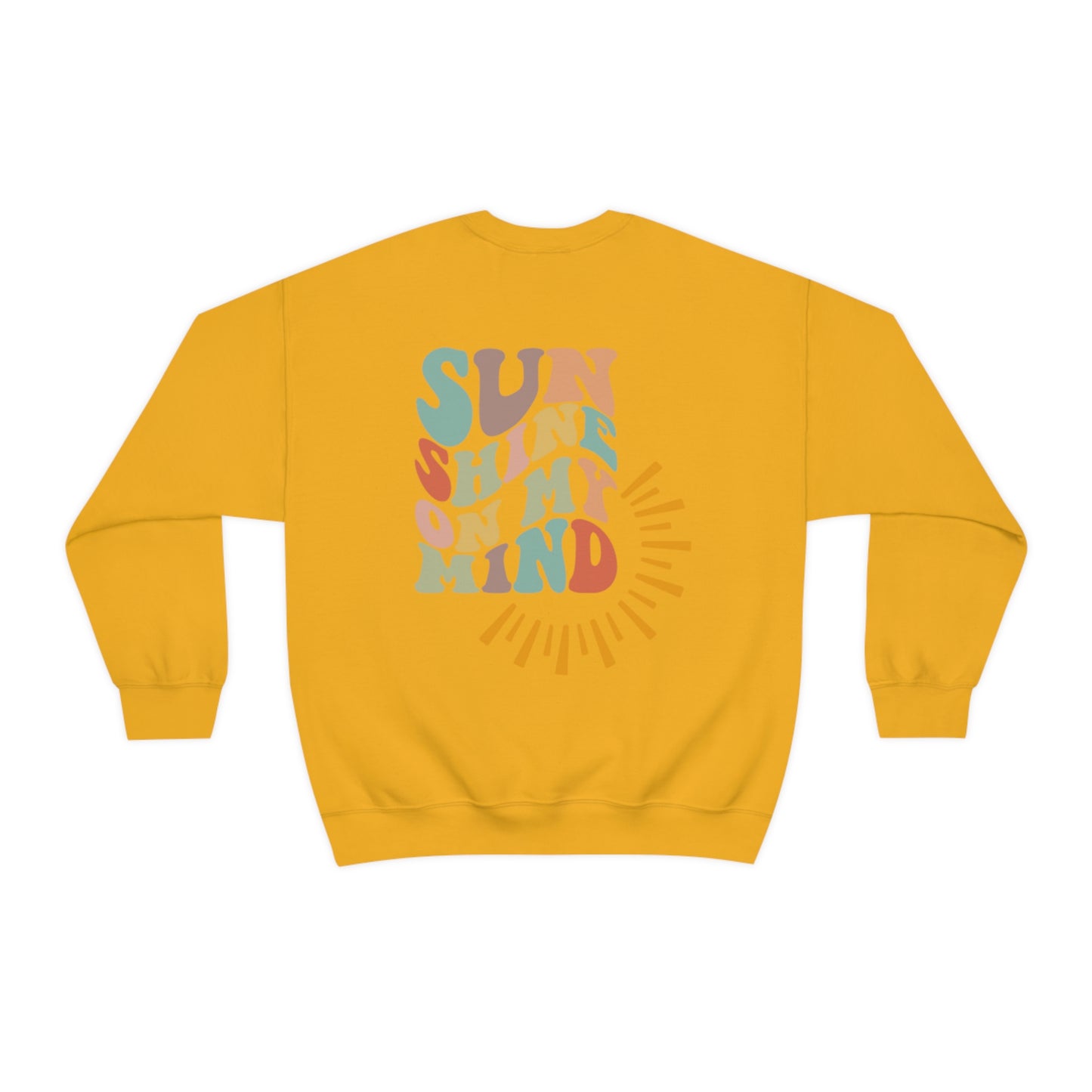 "Sunshine on My Mind" (Front & Back Design) - Unisex Heavy Blend™ Crewneck Sweatshirt