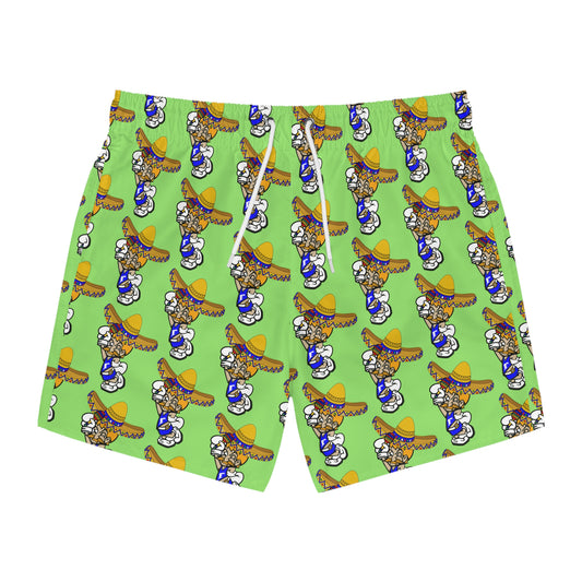 Sombrero Midget Swim Trunks - Lime Green