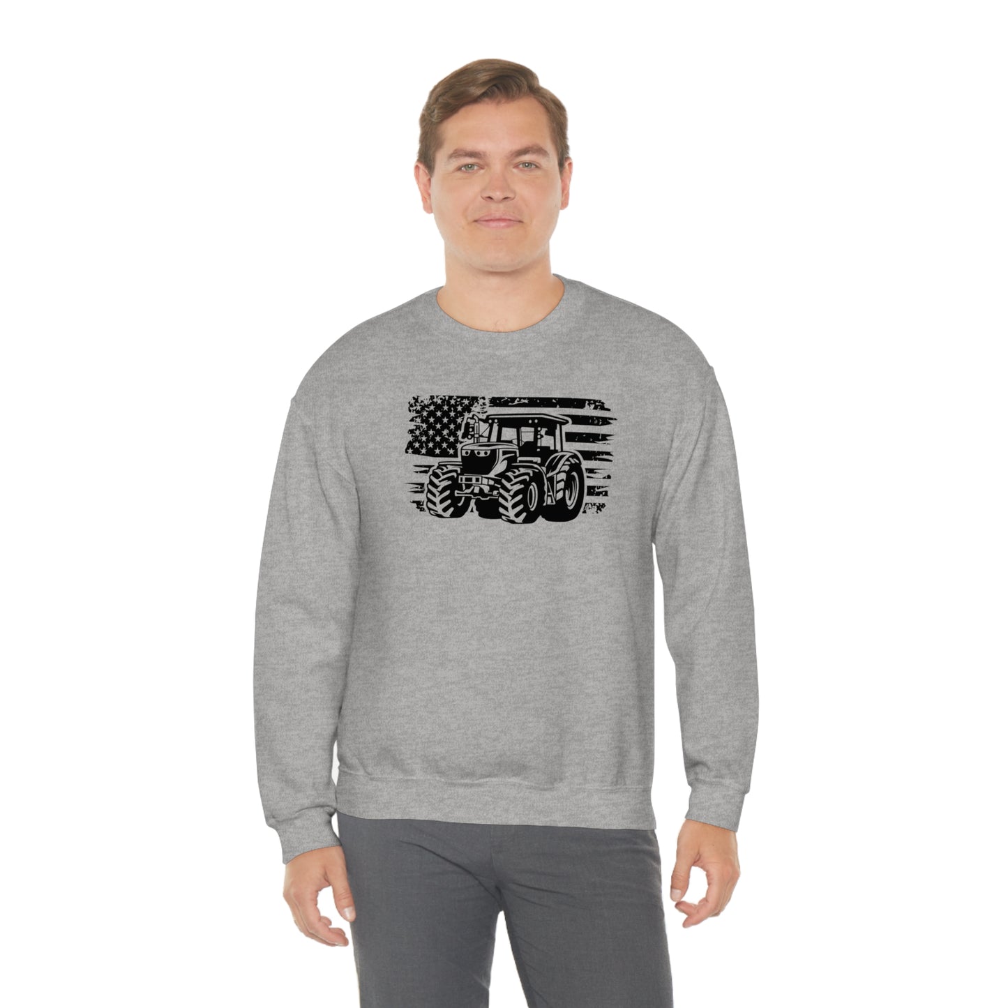 "American Tractor" - Unisex Heavy Blend™ Crewneck Sweatshirt