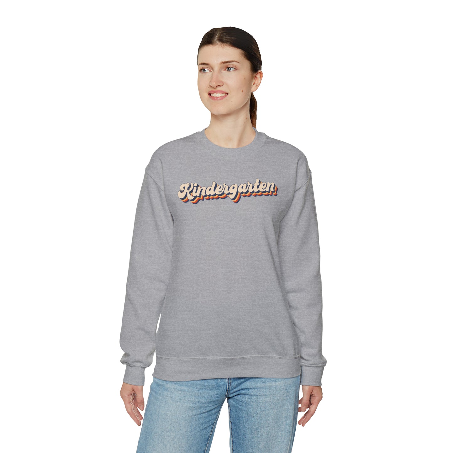 Retro Kindergarten Unisex Heavy Blend™ Crewneck Sweatshirt