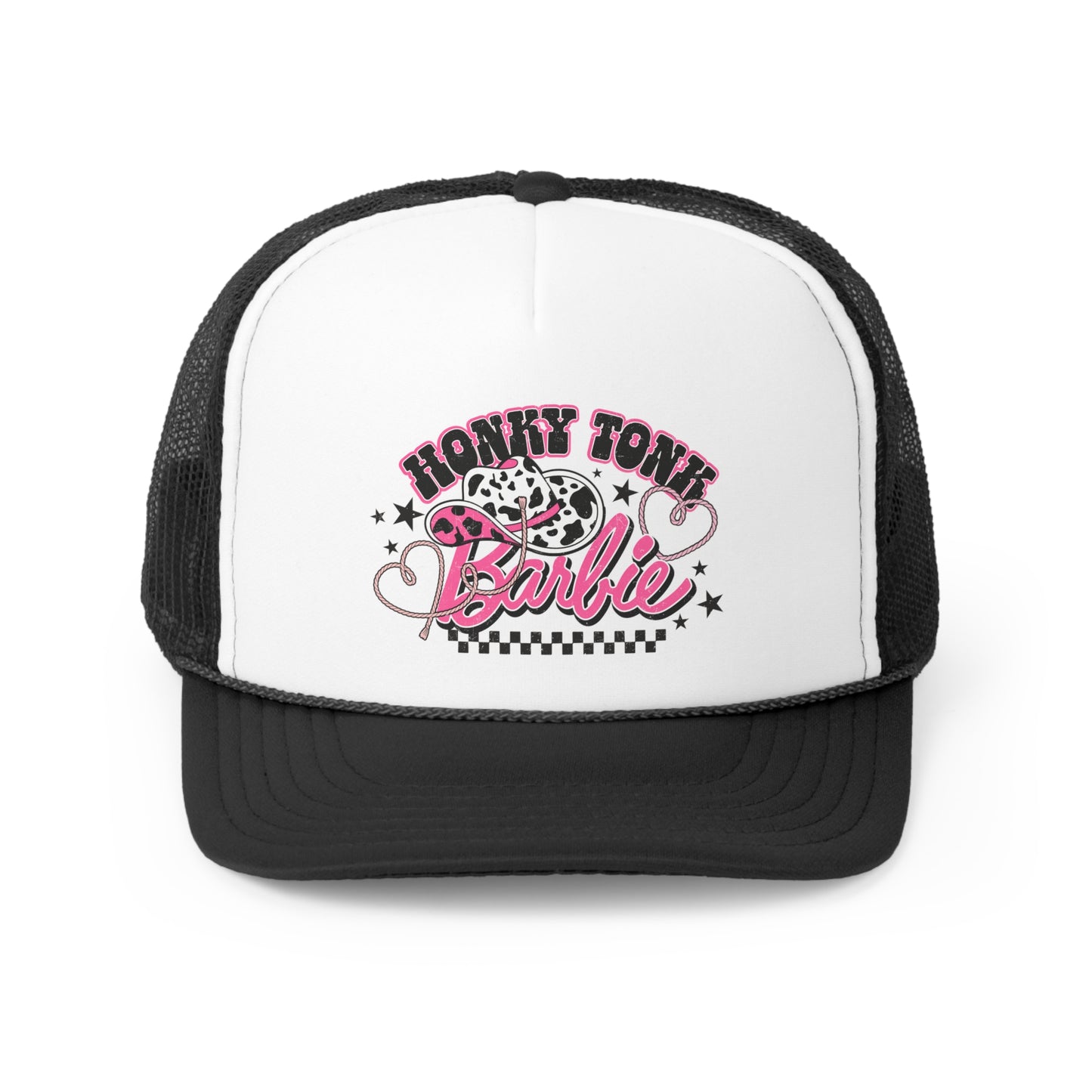 Honky Tonk Barbie Tall Trucker Caps