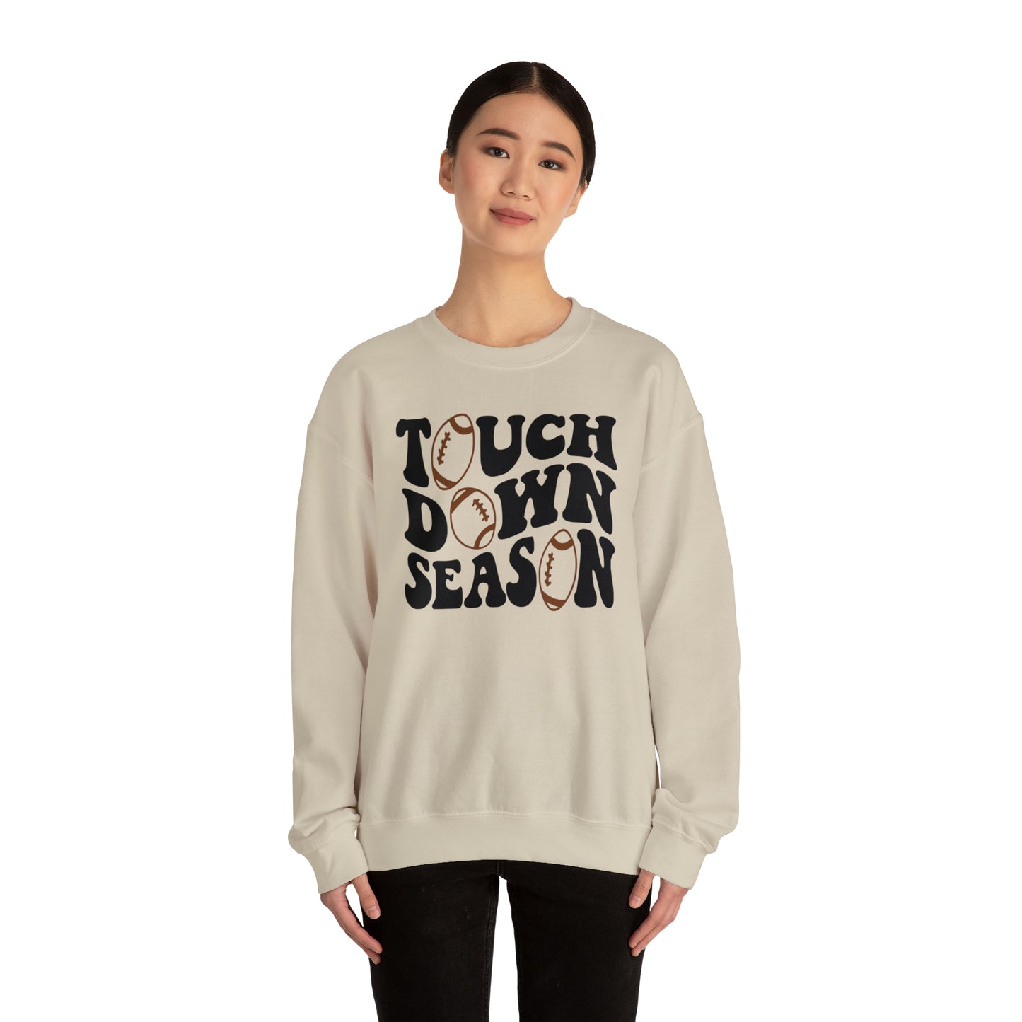 Touch Down Season Heavy Blend™ Crewneck Sweatshirt