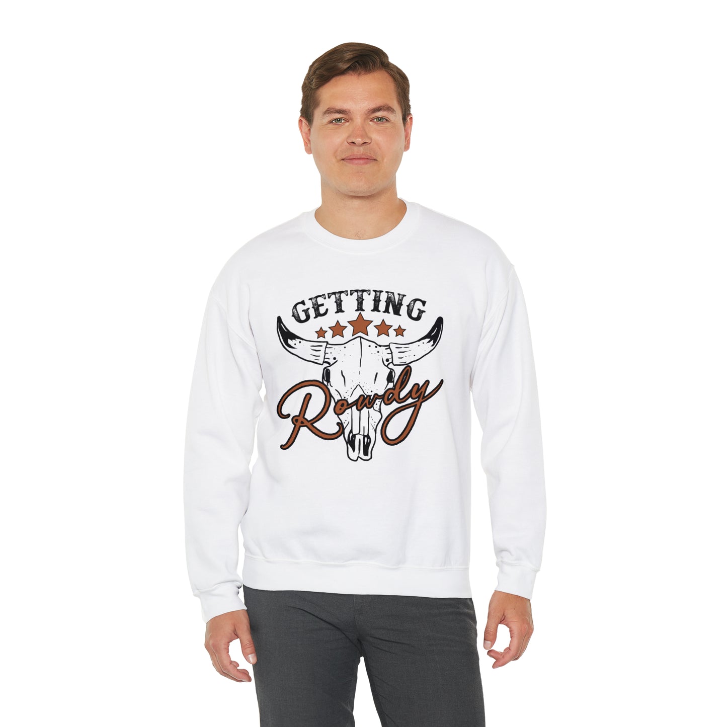 Vintage Getting Rowdy Party/ Bridesmaid/ Groomsman Unisex Heavy Blend™ Crewneck Sweatshirt